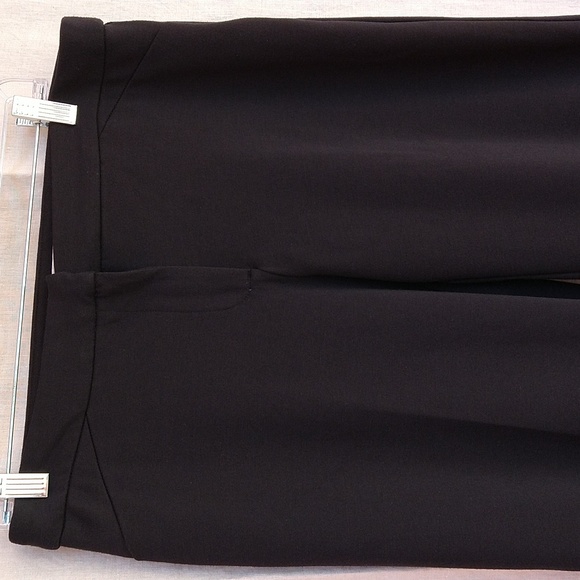 Ellen Tracy Black Wide Leg Casual Stretch Pants - Picture 2 of 15